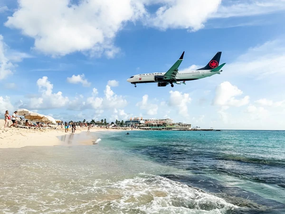 Flight to Sint Maarten