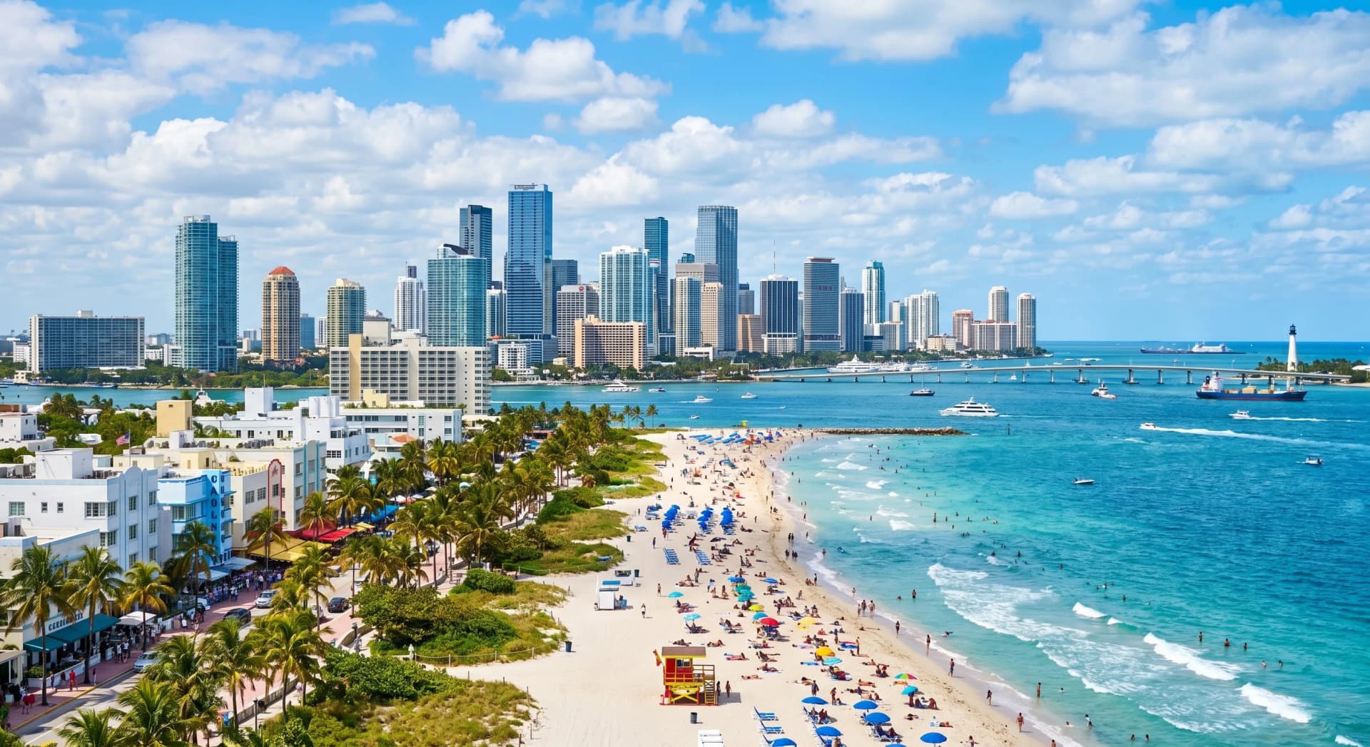 Flight to Miami, Florida